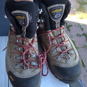 ASOLO Backpacking Boots Asolo Men's Fugitive GTX Hiking Boot-Wool/Black